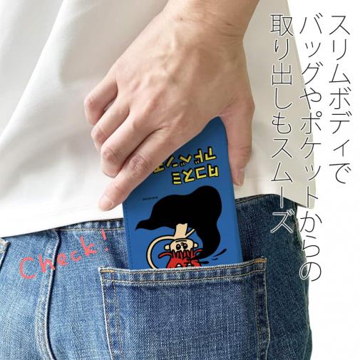 【手帳型ベルトなし】【Stick Case】【ワカボンド】WAKAMAKAシリーズ タコスミアドベンチャー