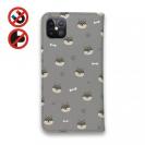 【手帳型ベルトなし】【Stick Case】柴犬いっぱい_黒柴(wakat)