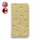 【手帳型ベルトなし】【Stick Case】柴犬いっぱい_赤柴(wakat)