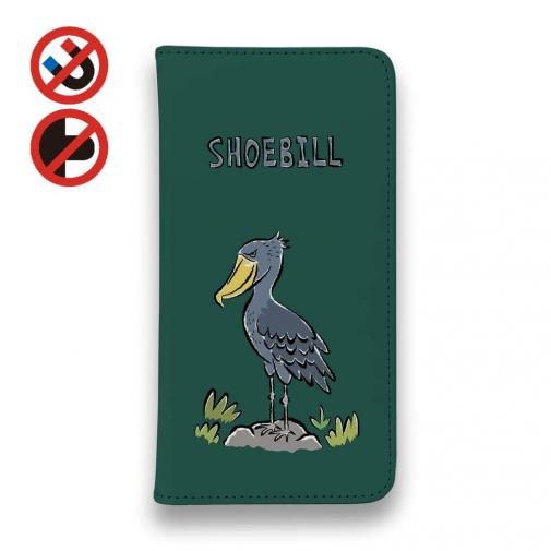 【手帳型ベルトなし】【Stick Case】ハシビロコウ(wakat)