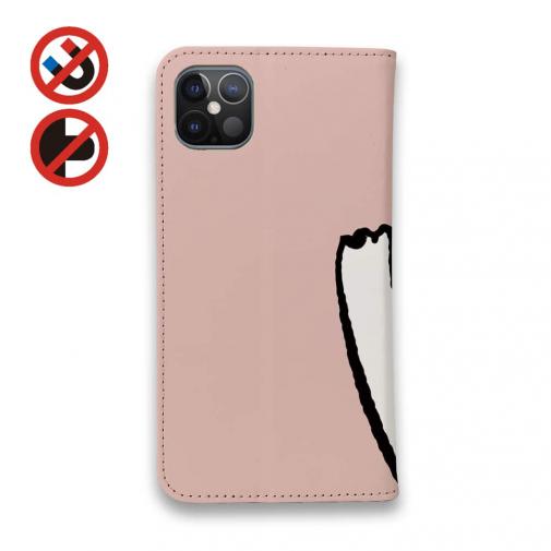 【手帳型ベルトなし】【Stick Case】ワーイなネコ_三毛猫(wakat)