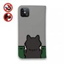 【手帳型ベルトなし】【Stick Case】何か気になる柴犬_黒柴(wakat)