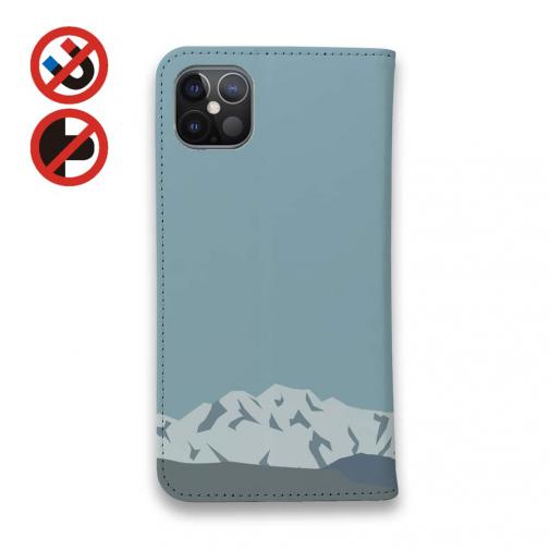 【手帳型ベルトなし】【Stick Case】【FISH MAN】山シリーズ「雷鳥／夏のオス・たそがれ」