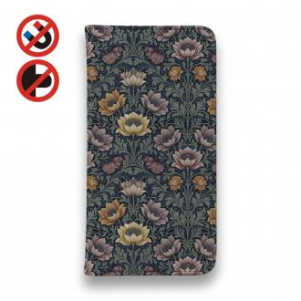 【手帳型ベルトなし】【Stick Case】リバティの大花柄風 スモール・スザンナ