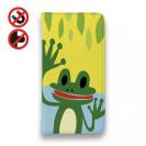 【手帳型ベルトなし】【Stick Case】カエルとオタマジャクシ(wakat)