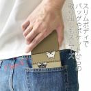 【手帳型ベルトなし】【Stick Case】柴犬たちのひょっこり顔出し_くっきりバージョン(wakat)