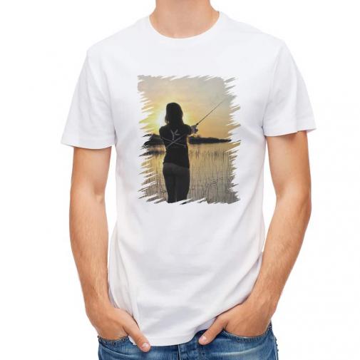 【Tシャツ】サンライズと釣りガール