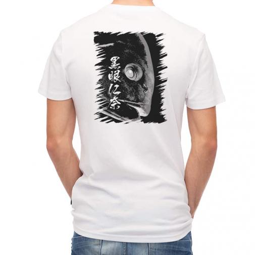 【Tシャツ】オナガグレ　墨絵風(黒)