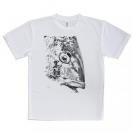 【Tシャツ】クロダイ　墨絵風(白)
