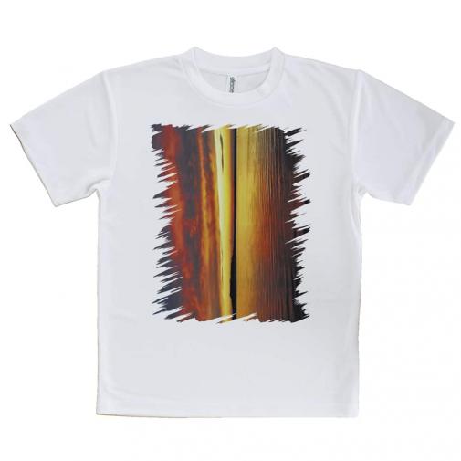 【Tシャツ】湖面と夕焼け