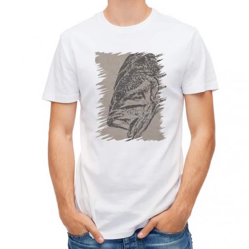 【Tシャツ】ブラックバス　白