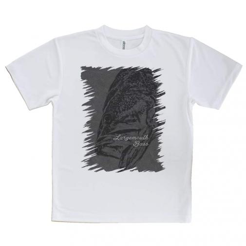 【Tシャツ】ブラックバス　灰