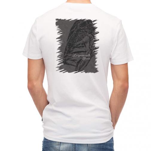 【Tシャツ】ブラックバス　灰