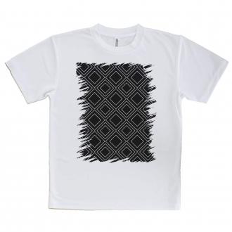 【Tシャツ】パターン菱型
