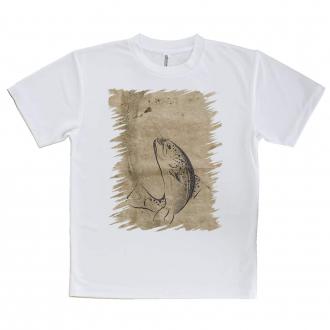 【Tシャツ】古紙とトラウト