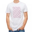 【Tシャツ】メジナ(グレ)の群れ　ピンク