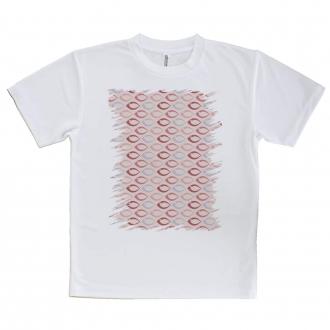 【Tシャツ】魚パターン　ピンク