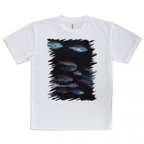 【Tシャツ】熱帯魚　No.12　魚の群泳