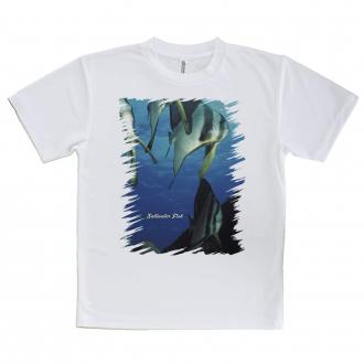 【Tシャツ】熱帯魚　No.13　ツバメウオの群れ
