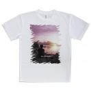 【Tシャツ】海の風景　夜明けの少女