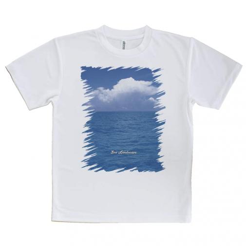 【Tシャツ】海の風景　夏の海と入道雲