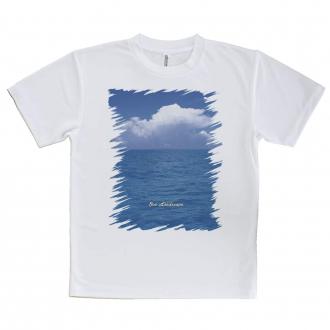 【Tシャツ】海の風景　夏の海と入道雲