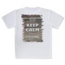 【Tシャツ】KEEP CALM AND OF FISHING　木目