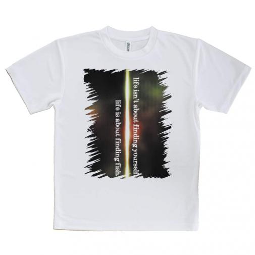 【Tシャツ】人生は魚を見つけることです