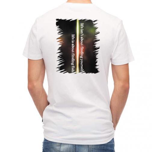 【Tシャツ】人生は魚を見つけることです