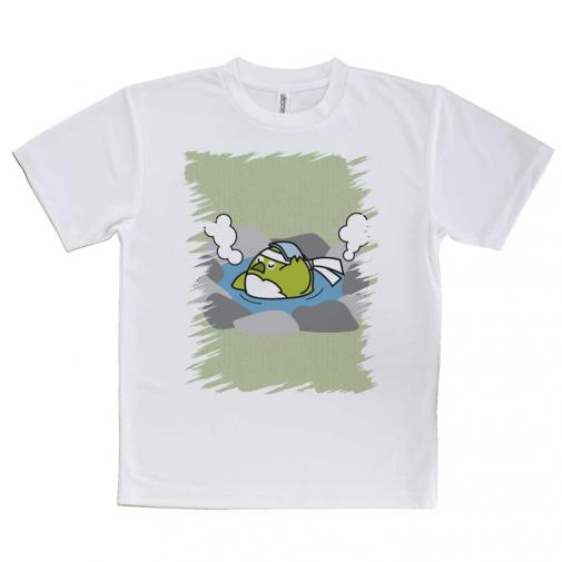 【Tシャツ】大分学スマホケース　めじろん　温泉タイム