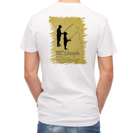 【Tシャツ】おじいちゃんと魚釣り