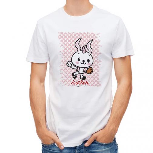 【Tシャツ】大分学スマホケース　べっぴょん　ソフトボールを投球!