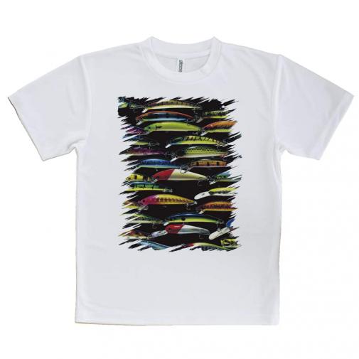 【Tシャツ】ルアーのコレクション　ブラック