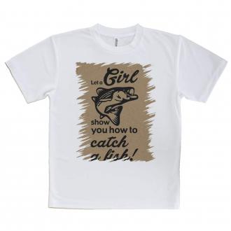 【Tシャツ】釣りガールがどうやって釣るか見せてあげるわ