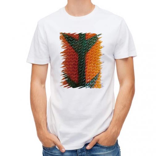 【Tシャツ】エギ柄　タイガーオレンジ