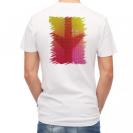 【Tシャツ】エギ柄　タイガーイエロー&ピンク