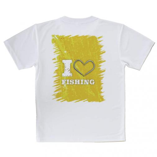【Tシャツ】I love Fishing Yellow