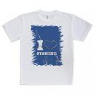 【Tシャツ】I love Fishing Blue