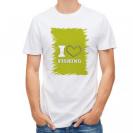 【Tシャツ】I love Fishing Green