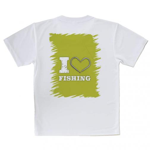 【Tシャツ】I love Fishing Green