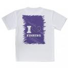 【Tシャツ】I love Fishing Purple
