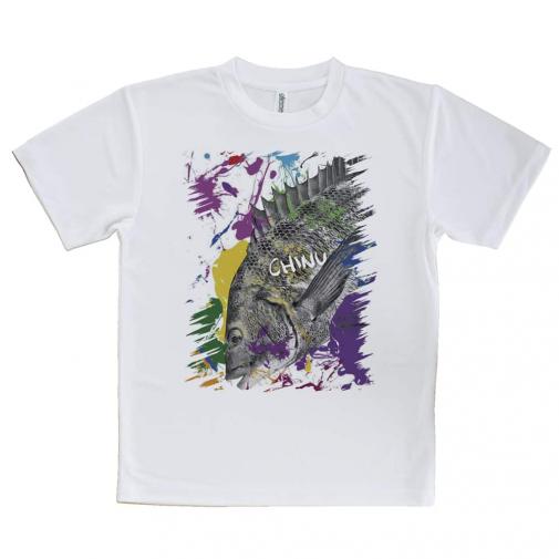 【Tシャツ】チヌ(クロダイ) ペンキペイント