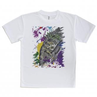 【Tシャツ】チヌ(クロダイ)　ペンキペイント