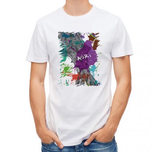 【Tシャツ】アオリイカ　ペンキペイント