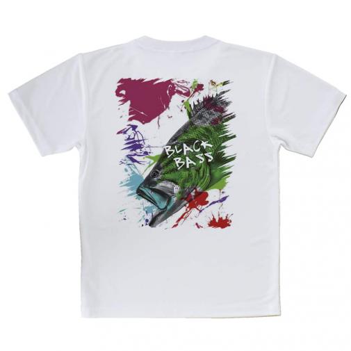 【Tシャツ】ブラックバス　ペンキペイント