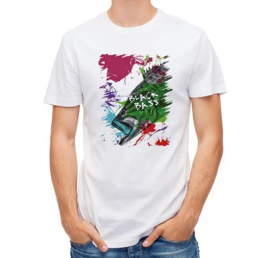 【Tシャツ】ブラックバス　ペンキペイント