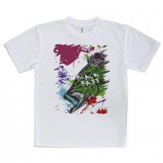 【Tシャツ】ブラックバス　ペンキペイント