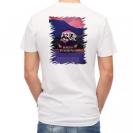 【Tシャツ】バスフィッシング　ローライダーフォント　ショッキングピンク