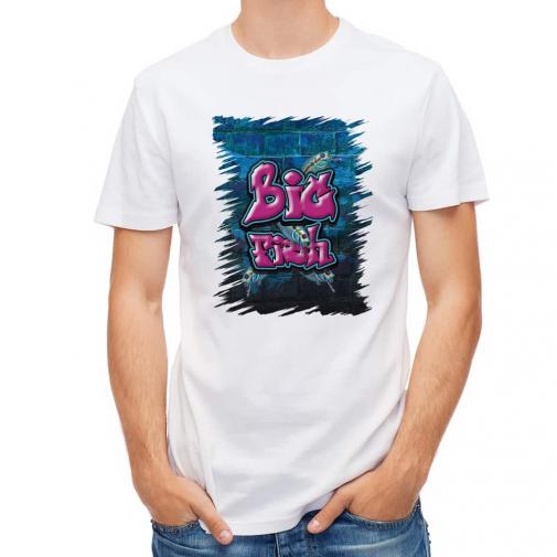 【Tシャツ】BIG FISH 壁落書き風