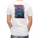 【Tシャツ】BIG FISH 壁落書き風　ブルー